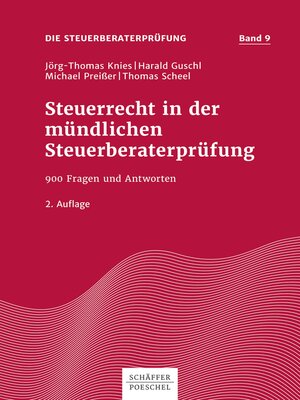 cover image of Steuerrecht in der mündlichen Steuerberaterprüfung
